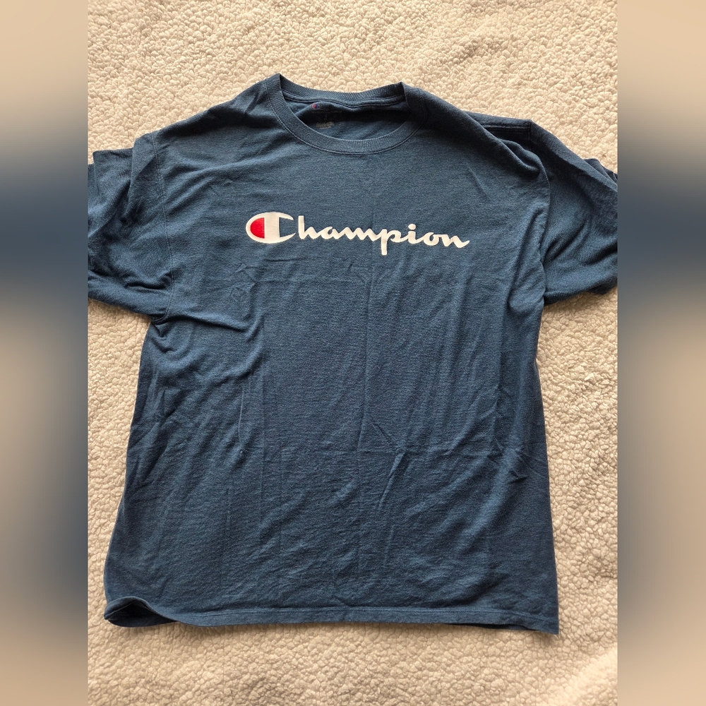 Champion Men's Blue T-Shirt